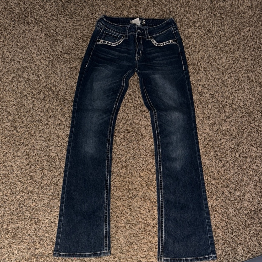 Stylish Dark Wash Denim Jeans